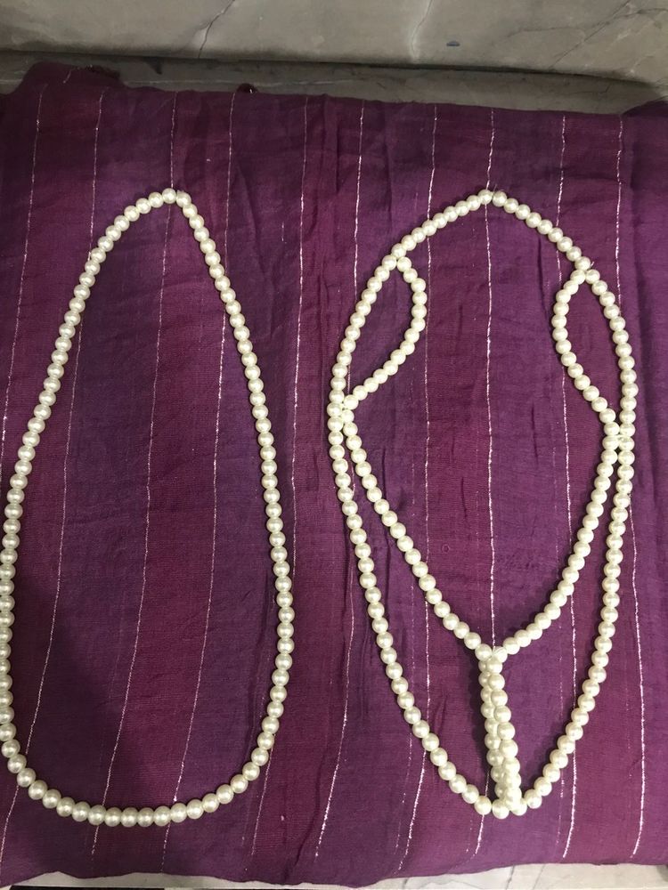 2 Pearl Necklace Set