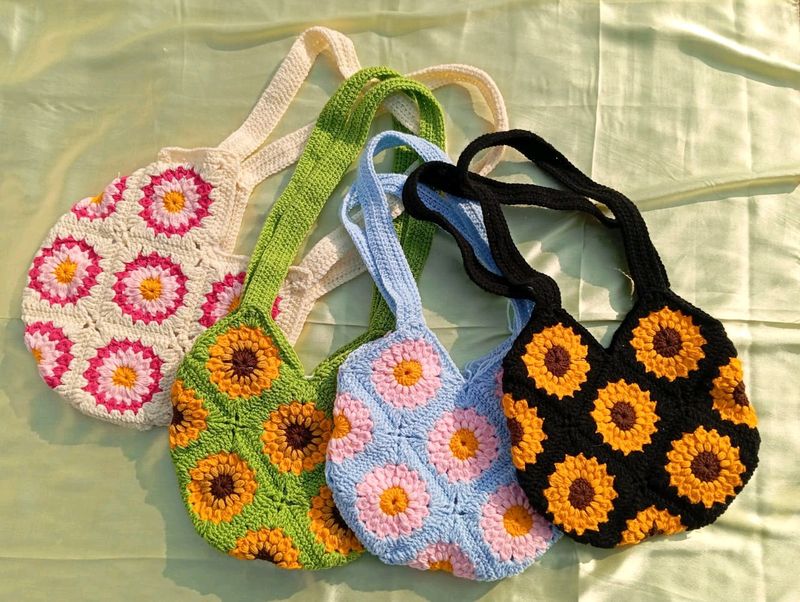 Crochet sling bag ✨