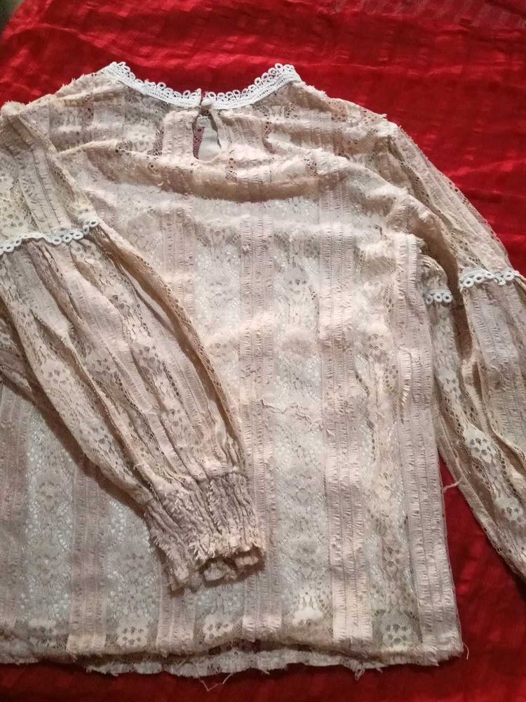 Lace Long Sleeve Top