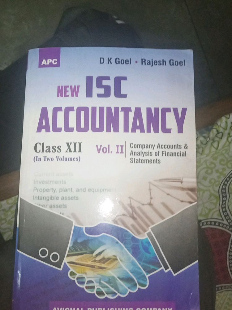 ISC ACCOUNTANCY CLASS 12 VOL 2