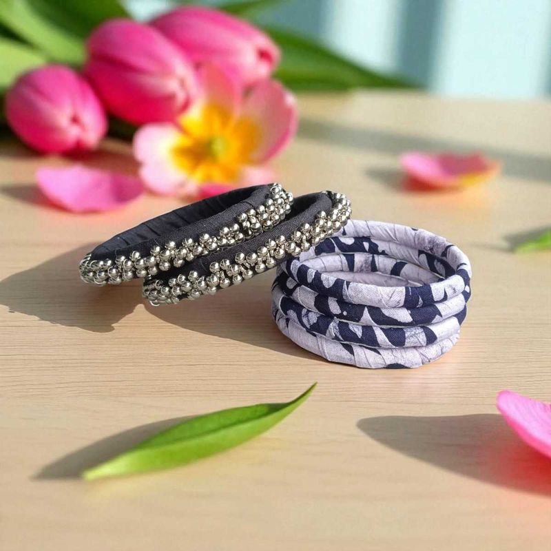 Handmade Fabric Bangles.