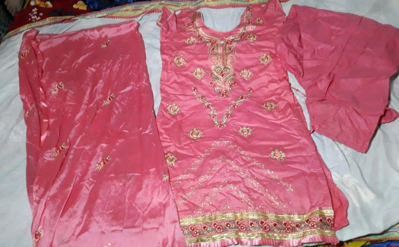 Pink Dress Material