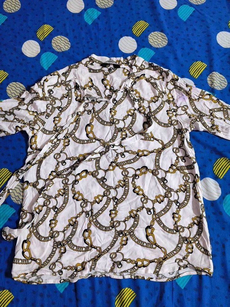 Chain Print Top