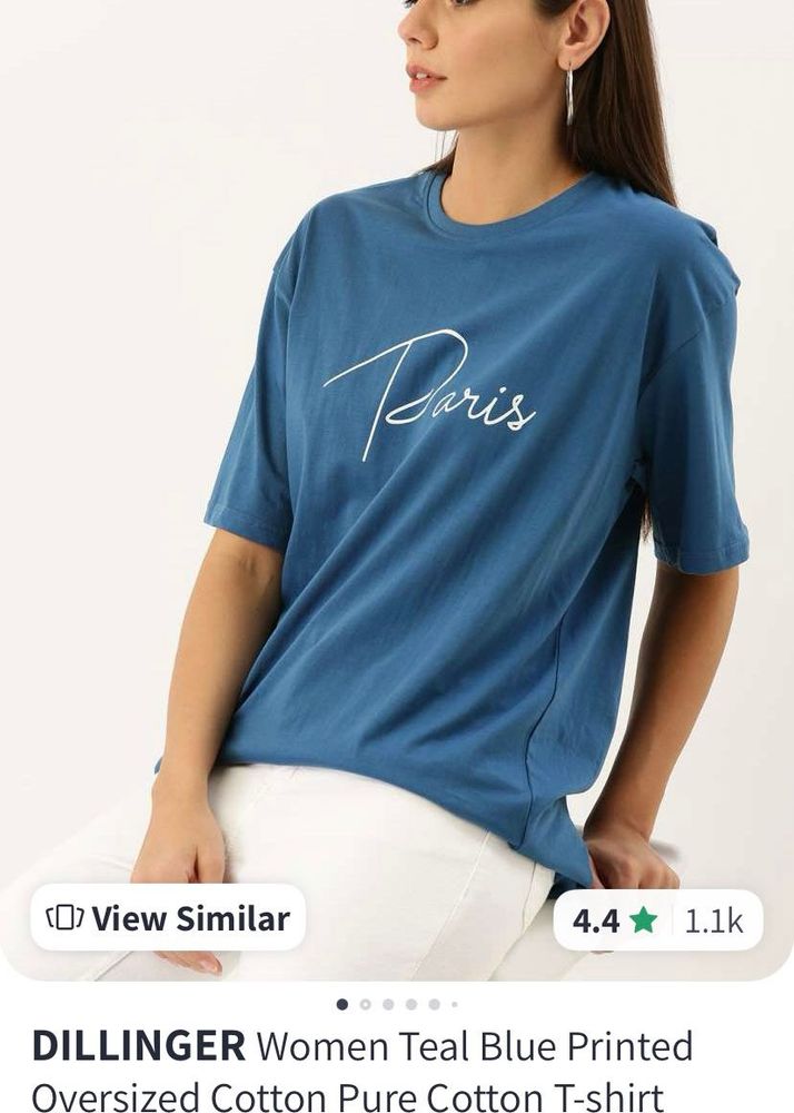 Pure Cotton Oversized Tshirt