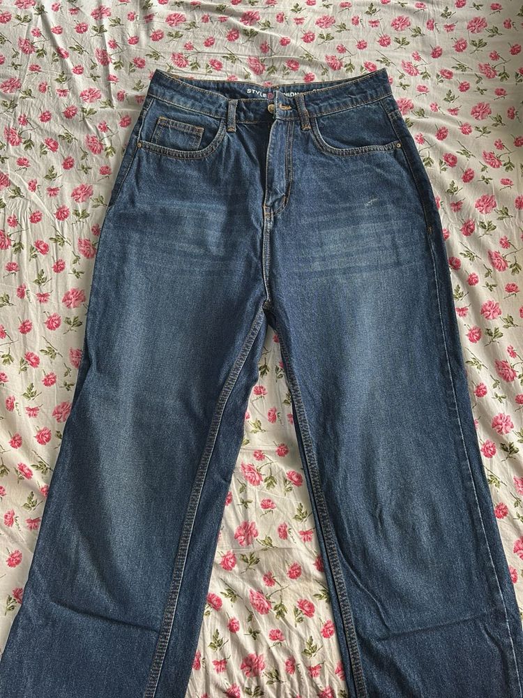 High Waisted Wide Leg Jeans