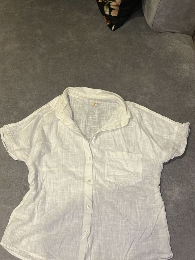 White Cotton Shirt