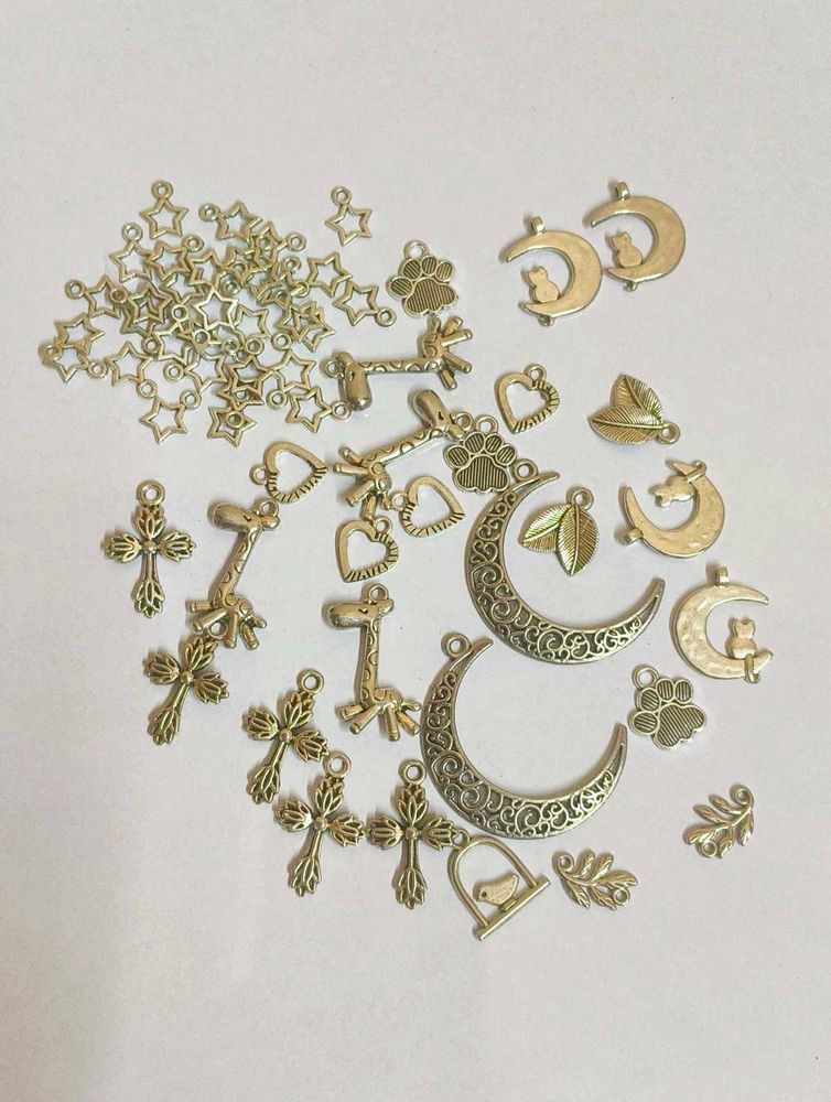78pcs Metal Charms Combo