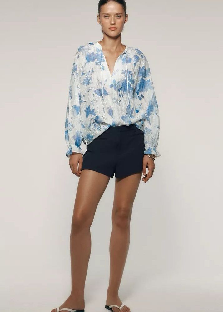 ZARA Floral Print Top