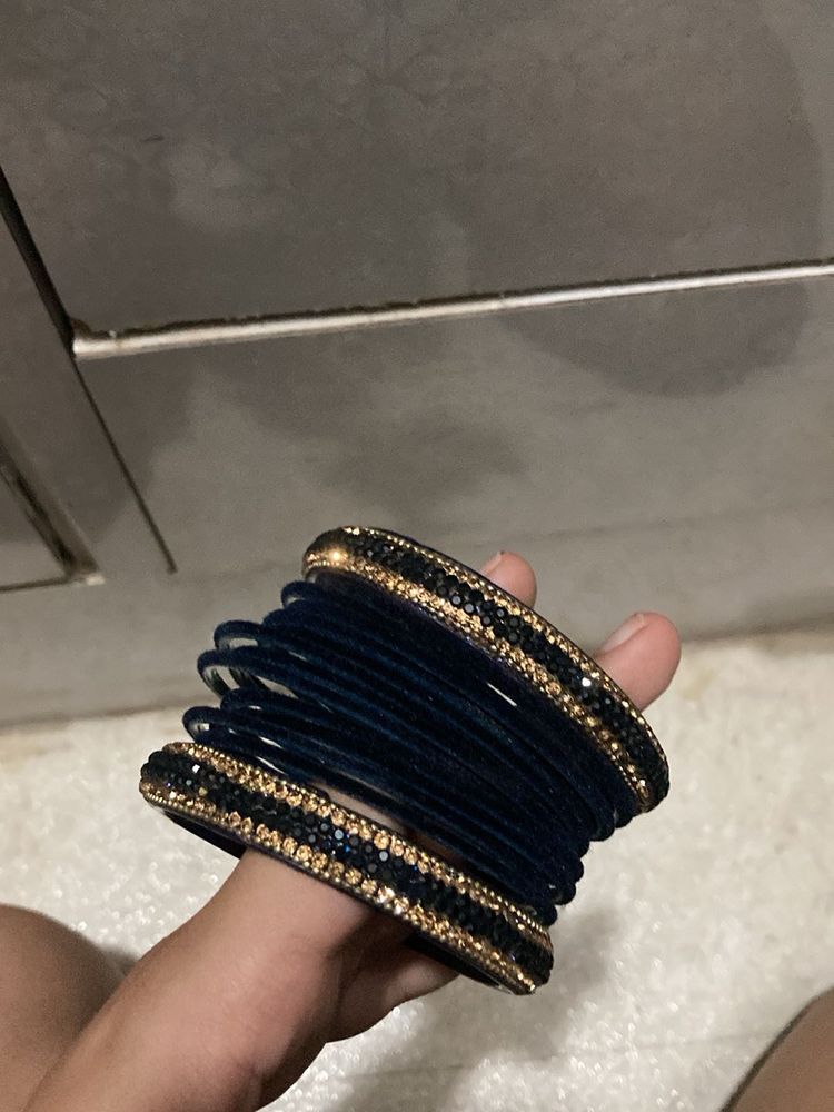 Blue &amp; Gold Bangles