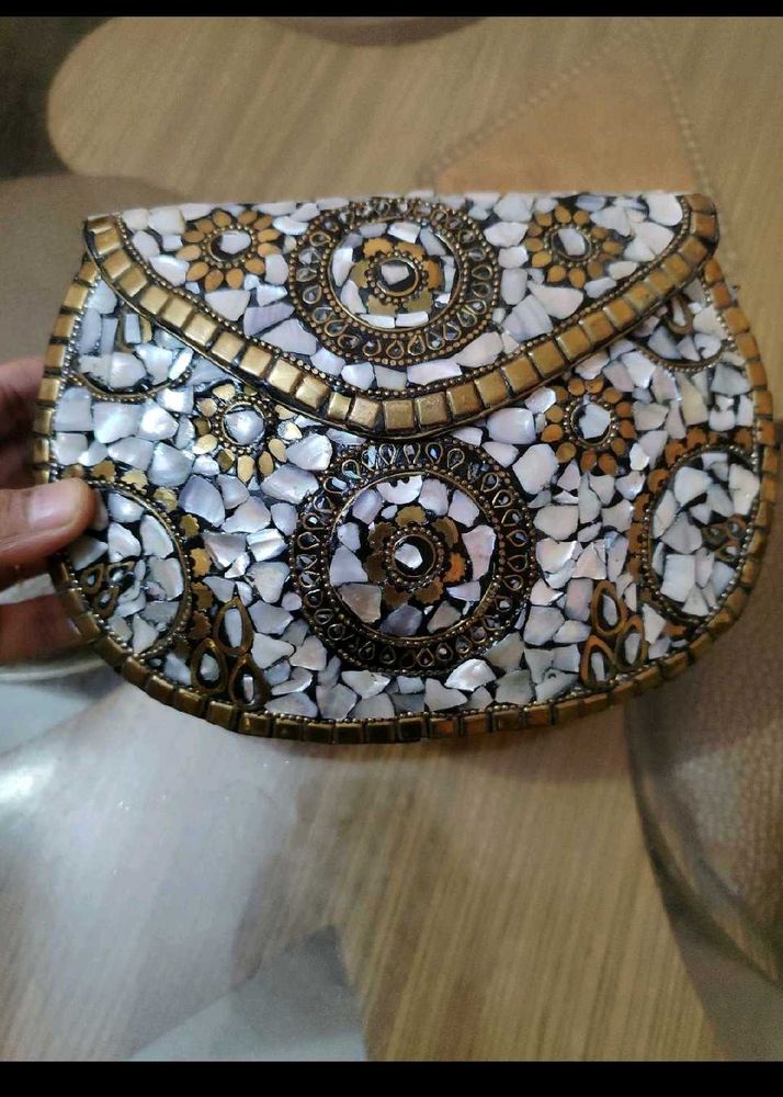 Mosaic Clutch Purse