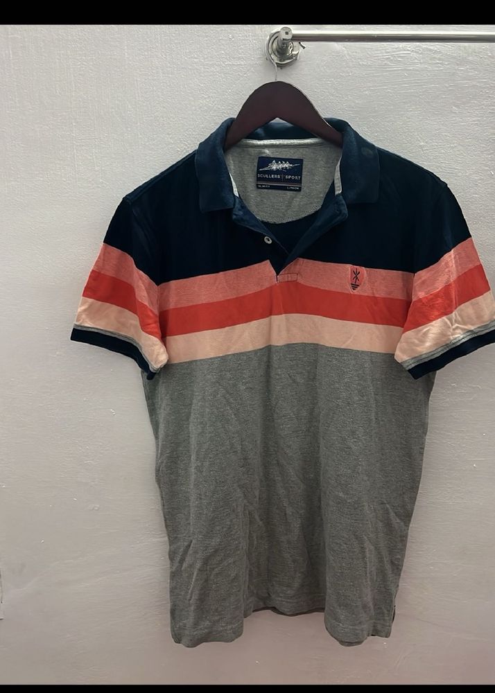 Striped Polo T-Shirt
