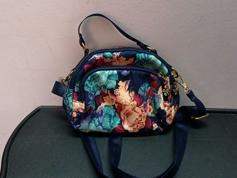 Flower Design Sling Bag For Kids Or Girls