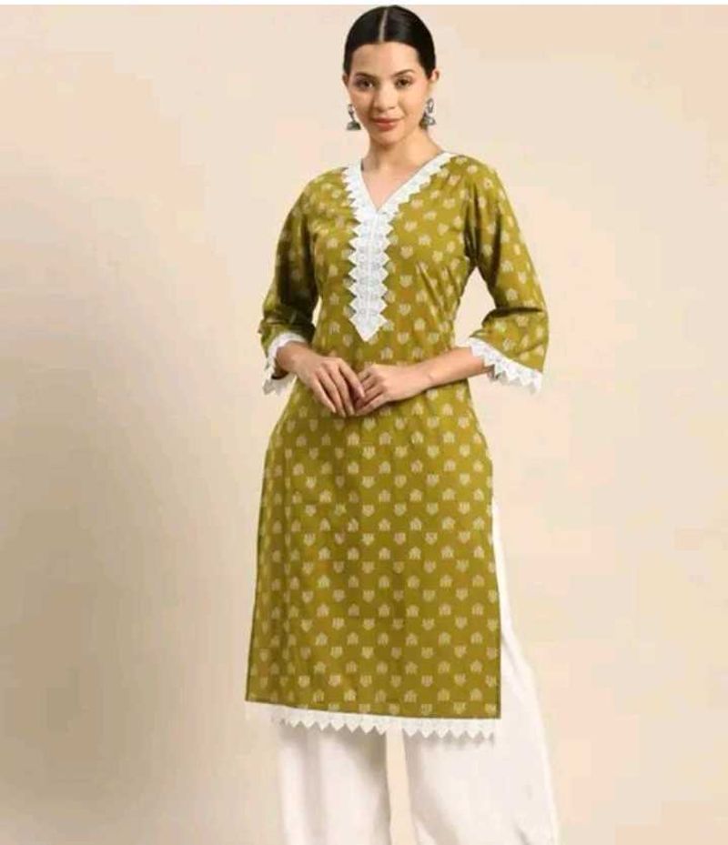 Olive Green Kurti