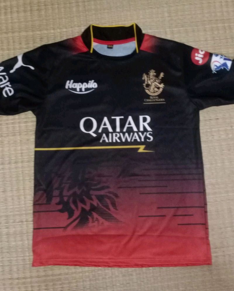 RCB IPL JERSEY (QATAR AIRWAYS)