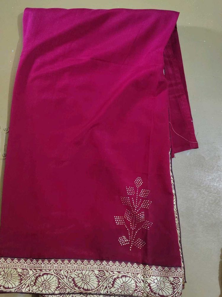 Elegant Pink Saree