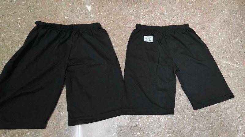 Black Athletic Shorts - Two Pairs