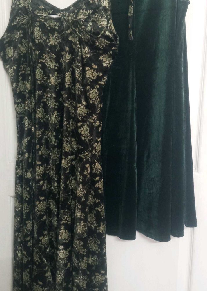 Velvet Party Dresses Combo