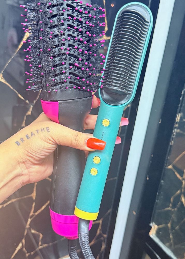 Blow Comb And Hair Straight Com