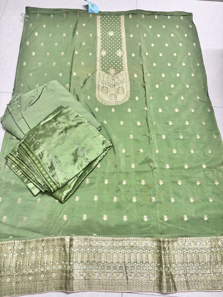 Sage Green Salwar Kameez Suit