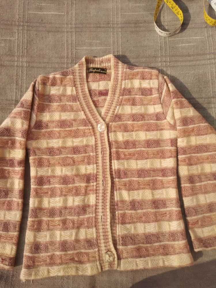 Striped Knit Cardigan