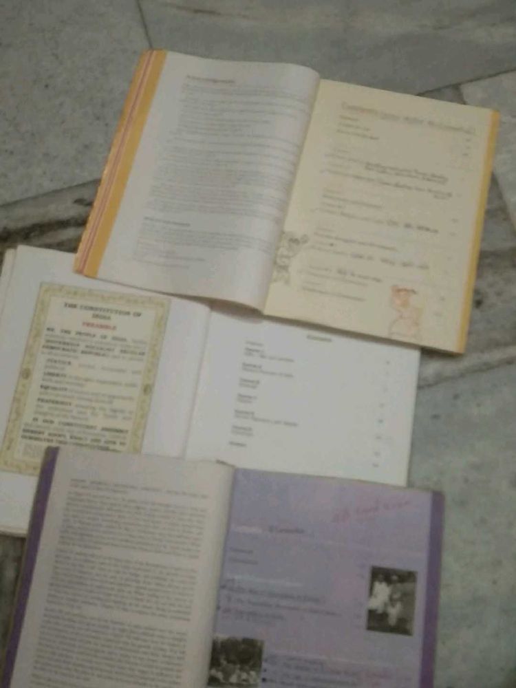 Class 10 History,Geography and Civics books