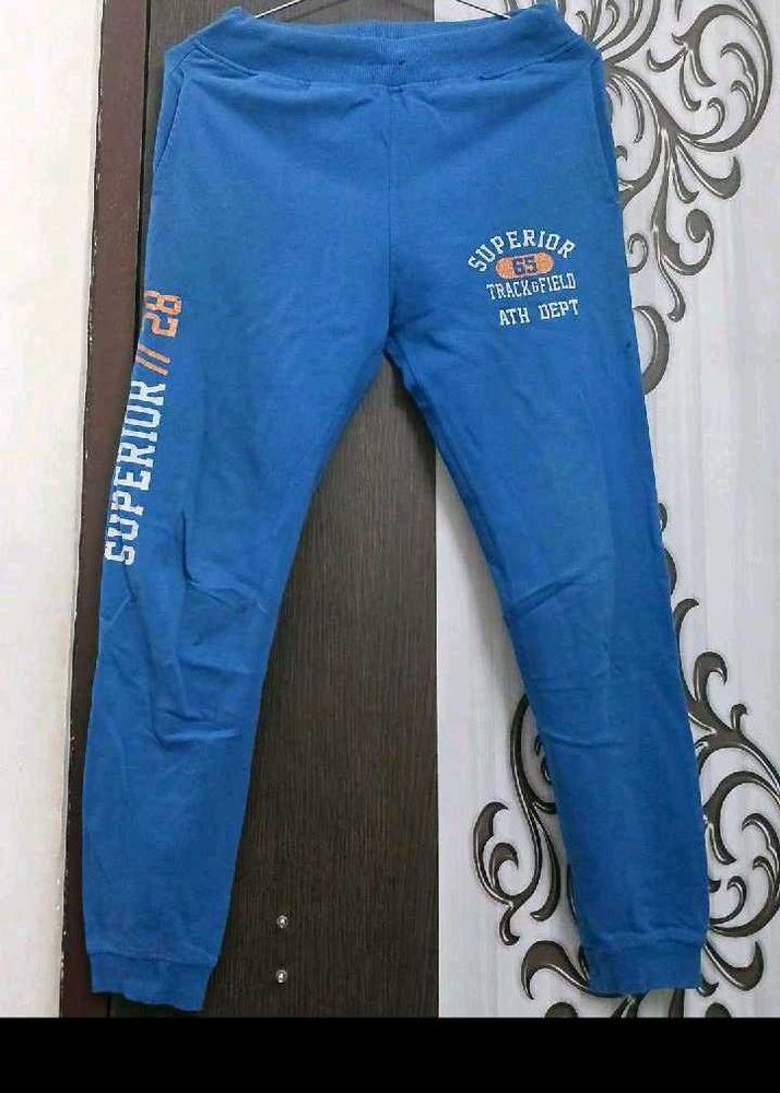 Blue Superior Jogger Pants