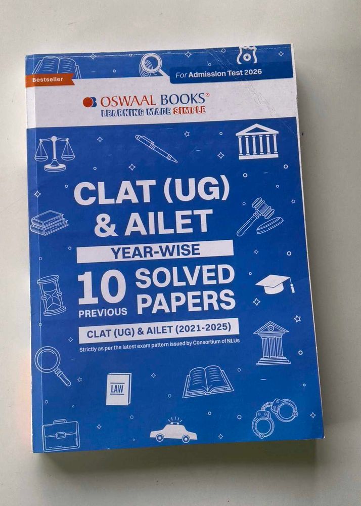 CLAT &amp; AILET Solved Papers