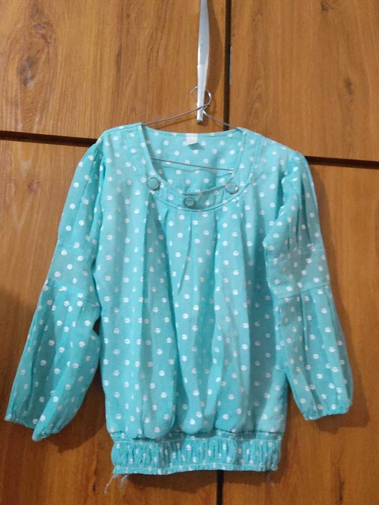 Polka Dot Blouse