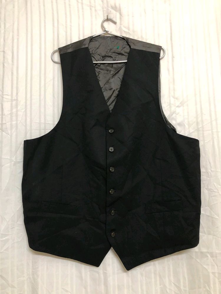 Black Formal Waistcoat