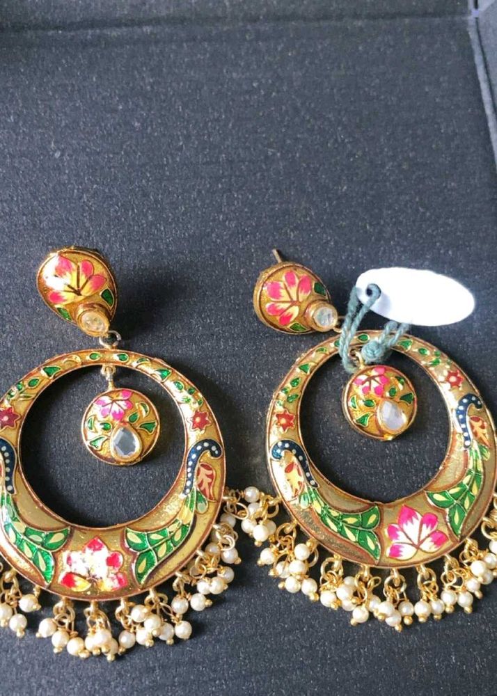 Ethnic Meenakari Earrings