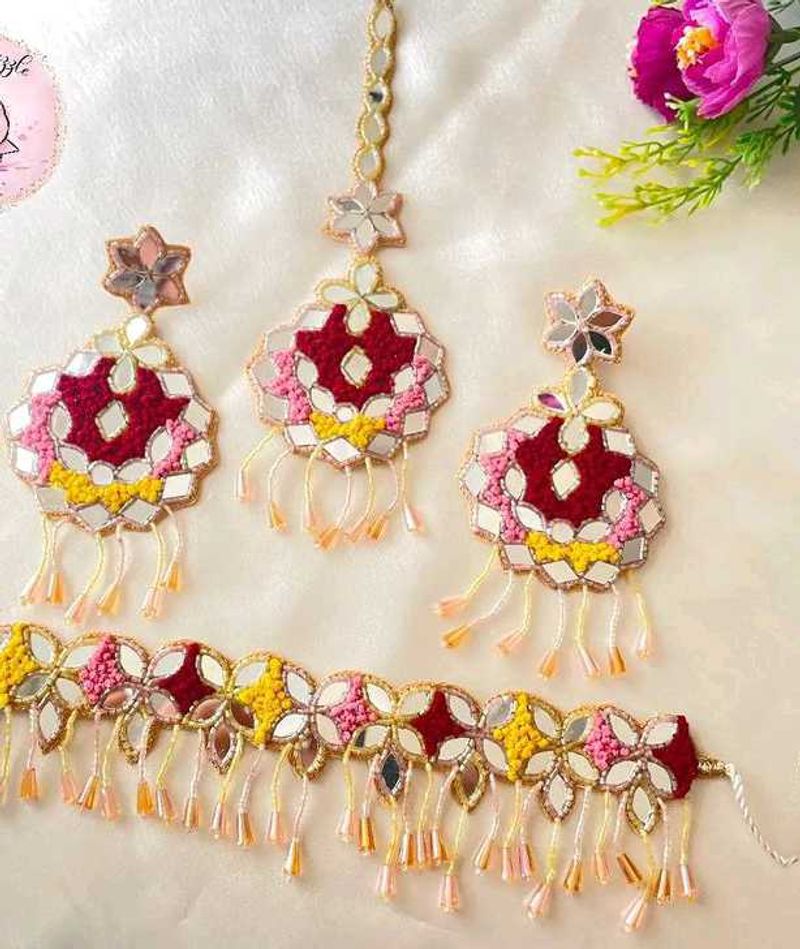 Handcrafted Vibrant Beaded Combo