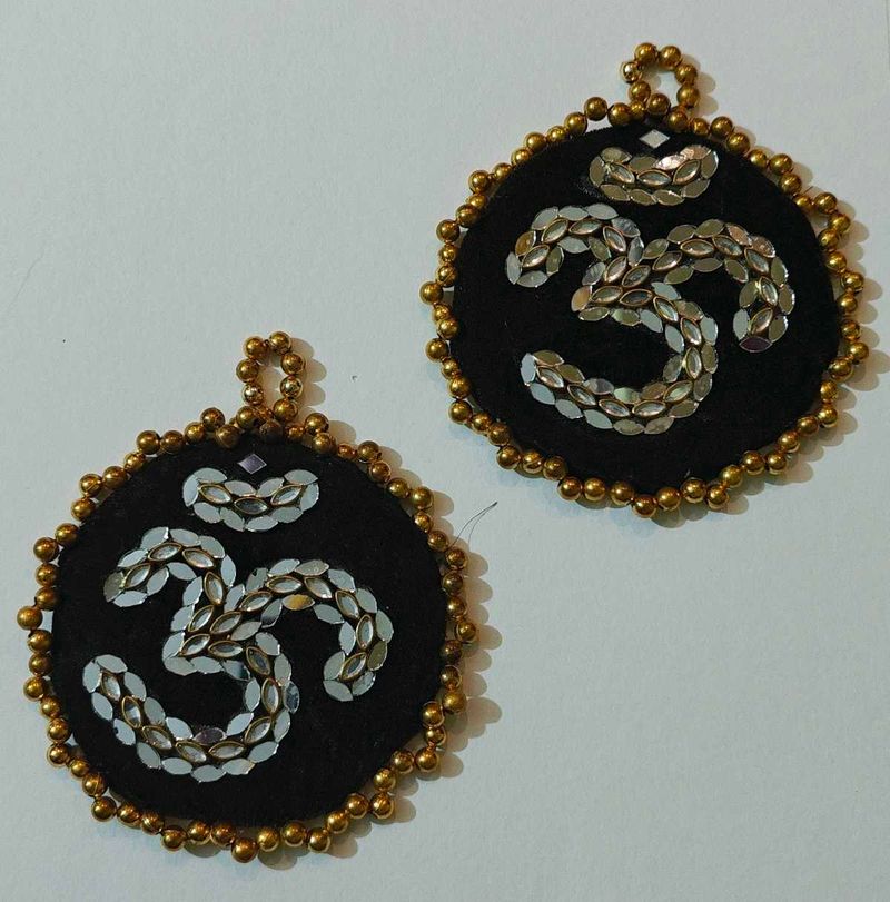 Handmade Om Wall Hanging - Set of 2