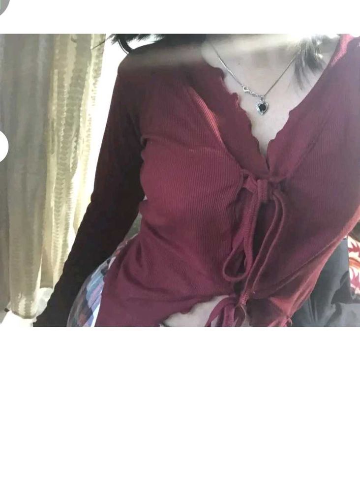 Sale🔥Coquette 🎀SHRUG TOP/ Tie Up FAIRYCORE ❤️‍