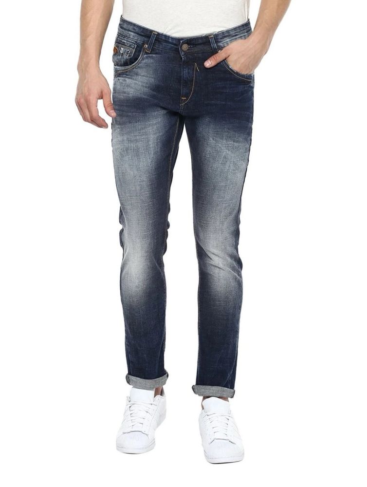 Spykar Dark Blue Skinny Fit Low Rise Jeans🫶🏻