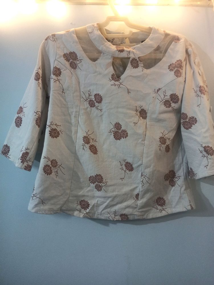 Beautiful Neck And Back Design Top