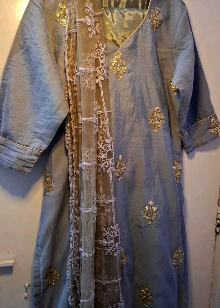 Elegant Embroidered Salwar Suit