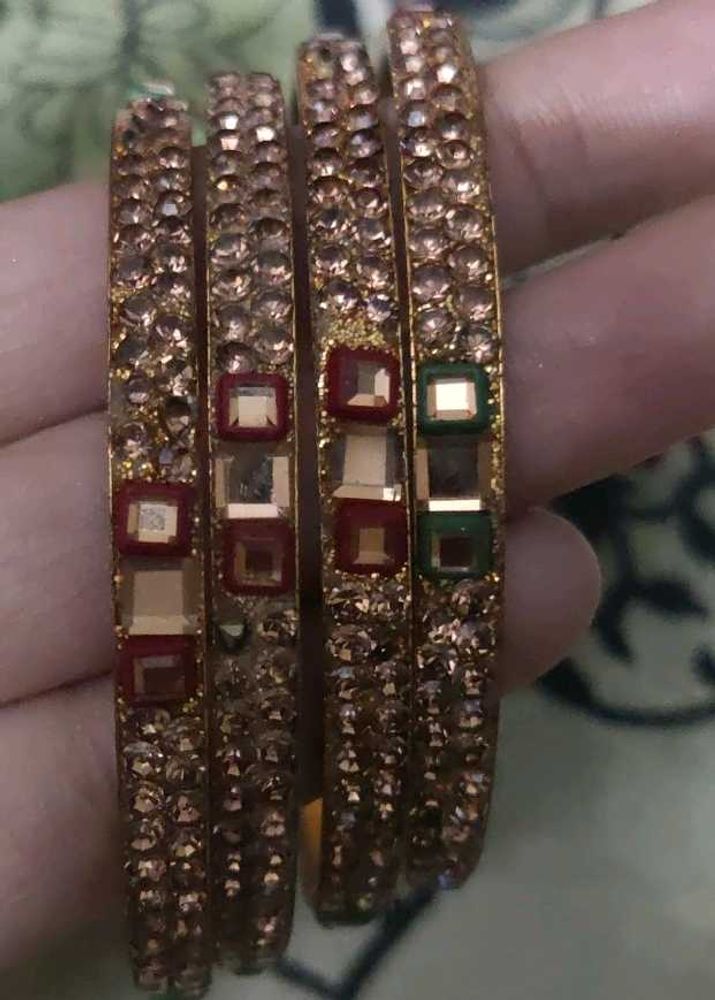 4 Stone Bangles