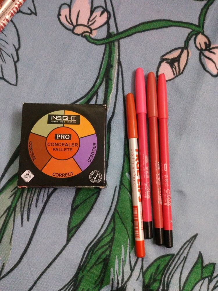 Combo Of Concealer And Lip Liners