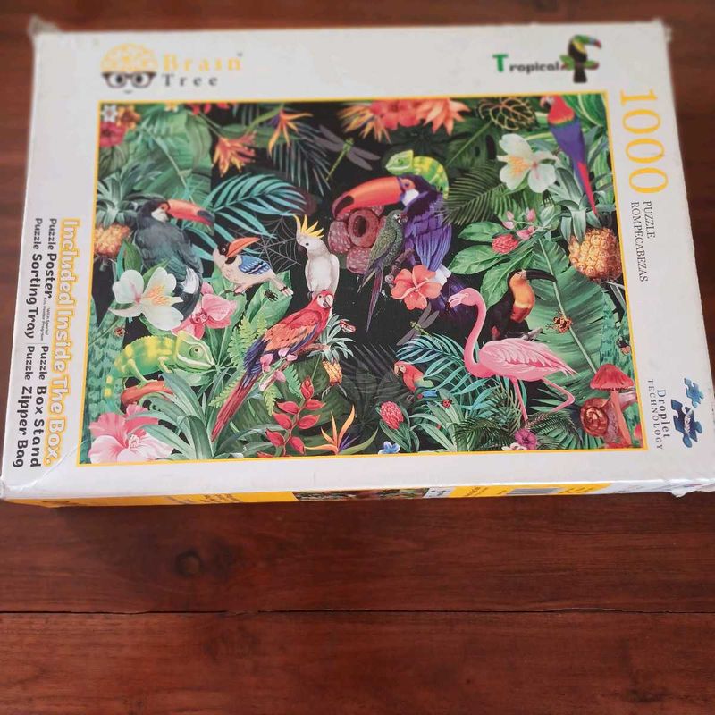 1000 Pieces Tropical Puzzle Toy For Kids N Adults