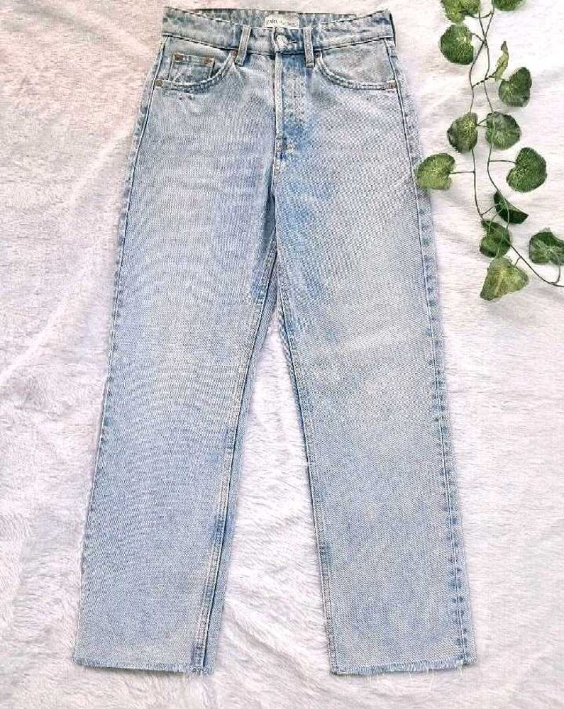 ZARA Light Wash Denim Jeans