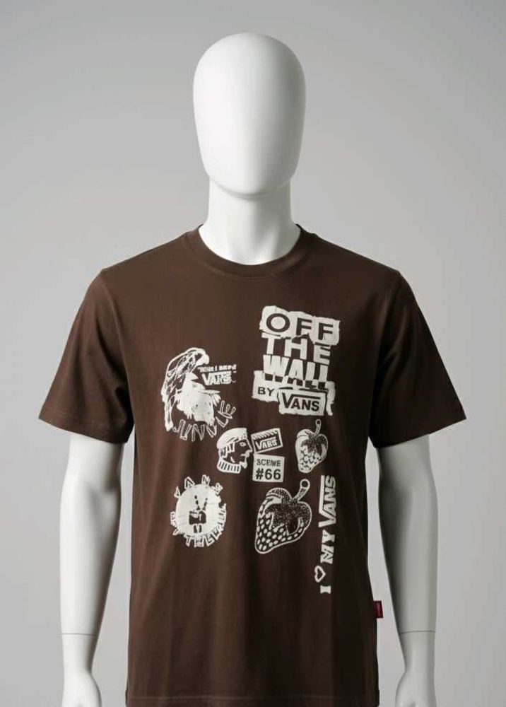 Vans Brown Graphic T-Shirt