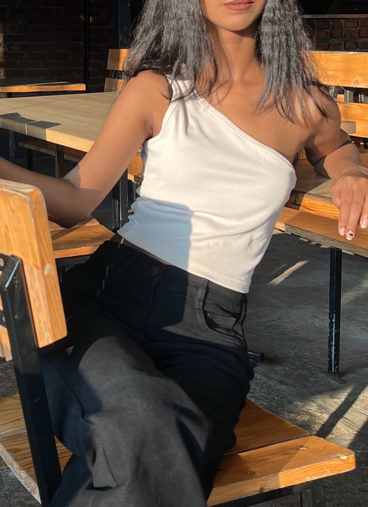 Apricot Crop Top