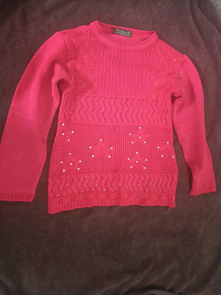 Cute Pink  Sweater