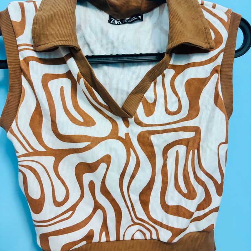 Retro Print Tank Top