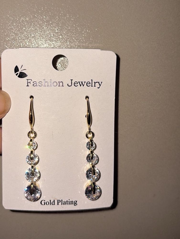 Dangling Crystal Earrings