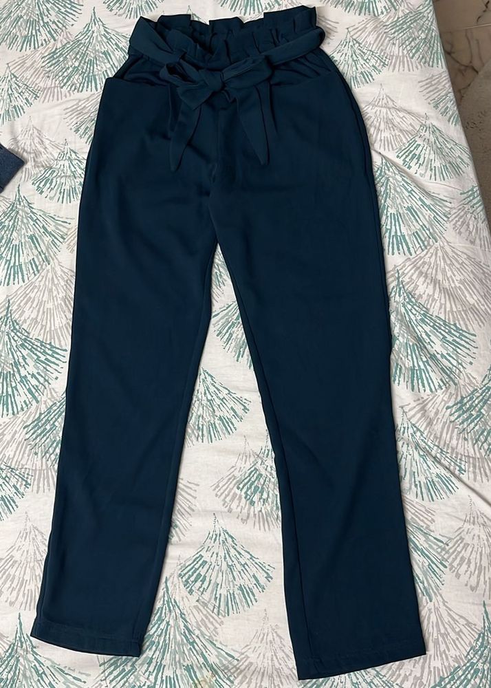 Blue Formal Pants