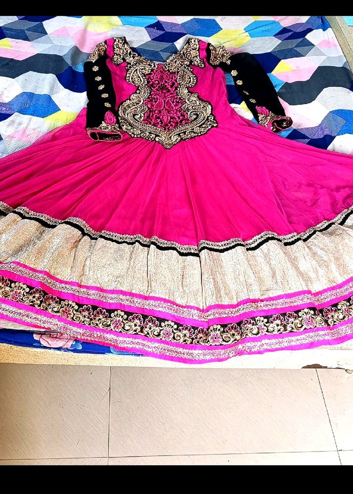Magenta Pink Anarkali