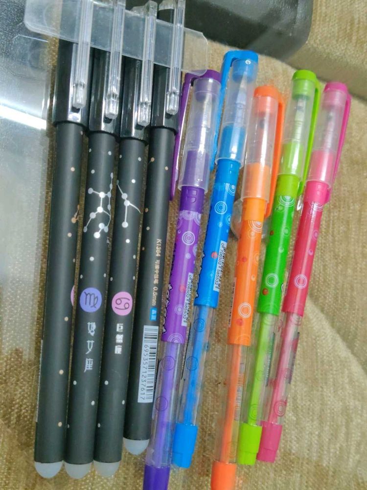 KAWAII ERASABLE GEL PENS SET