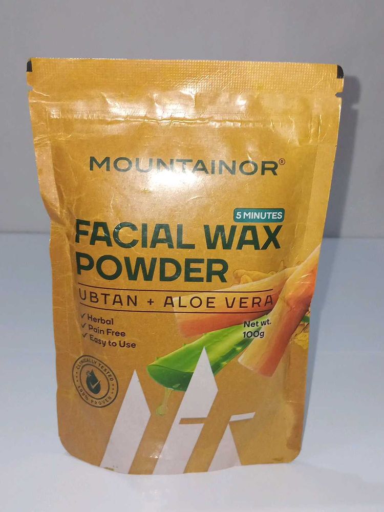 Mountainor Facial Wax Powder - Ubtan + Aloe Vera