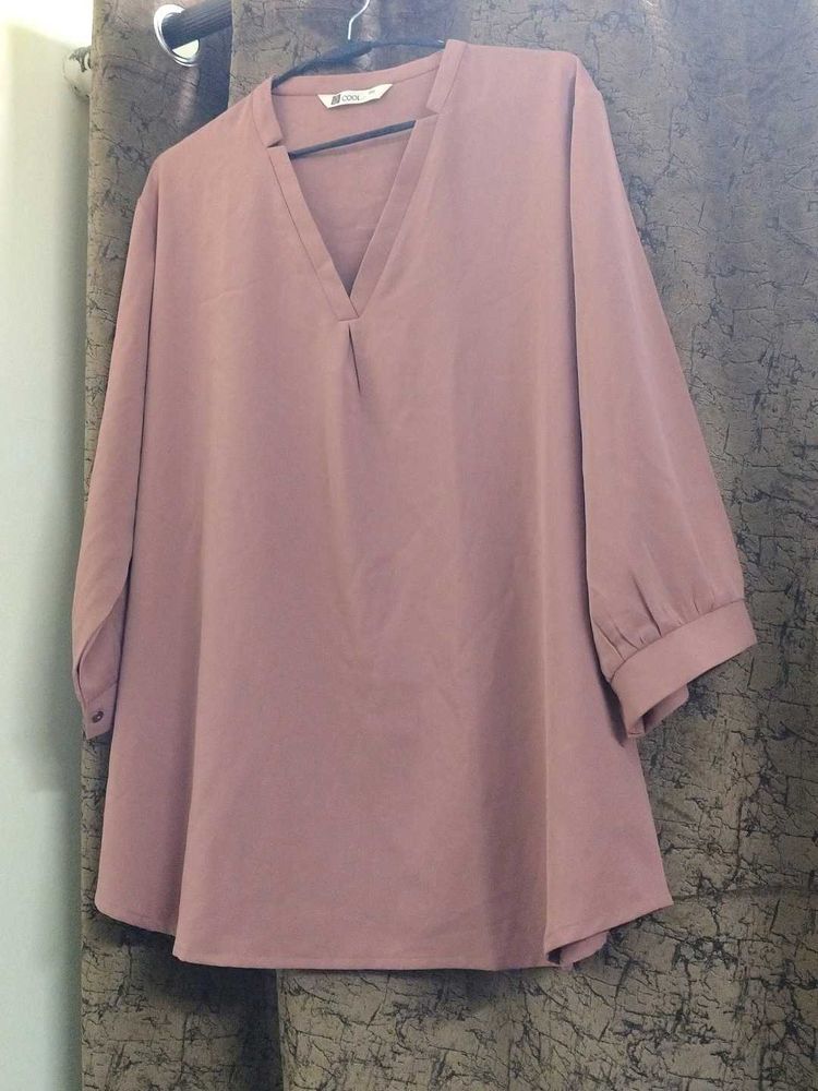Elegant Nude color  Tunic Top
